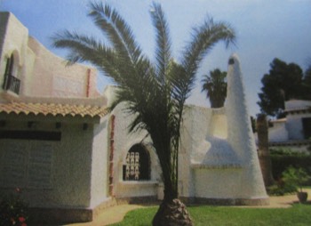  Mallorca, Fassadensanierung eines Privathauses im maurischen Baustil 