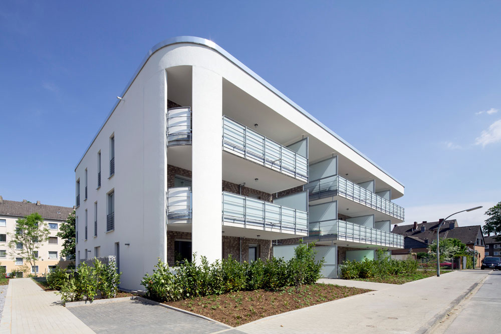  In der Helle: Neubauprojekt, 20 cm WDVS mit Klinkerriemchen und Kratzputz, System Brillux | Foto: Brillux, Roland Borgmann 