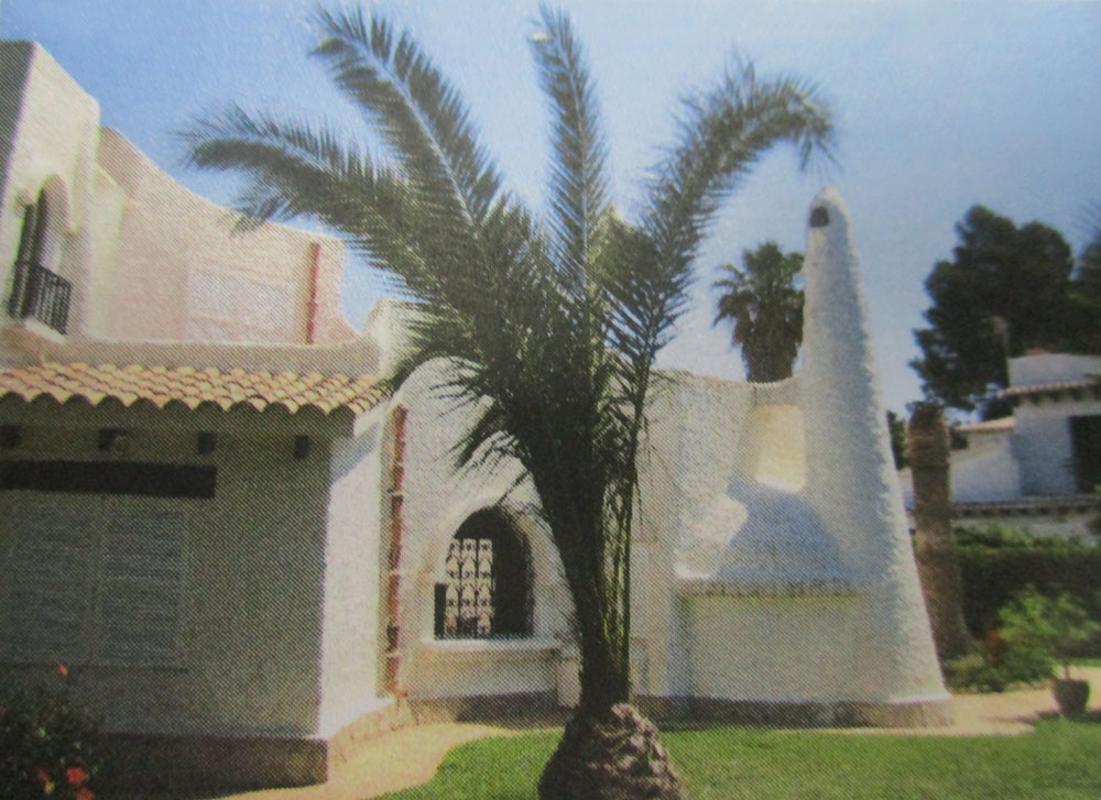  Mallorca, Fassadensanierung eines Privathauses im maurischen Baustil 