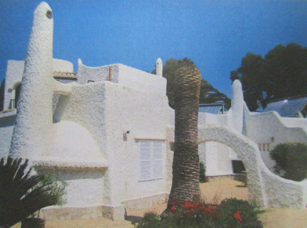  Mallorca, Fassadensanierung eines Privathauses im maurischen Baustil 