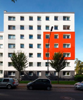  Flottmannstraße: Asbestrückbau, energetische Gebäudeertüchtigung, System Brillux | Foto: Brillux, Olaf Bergmann 